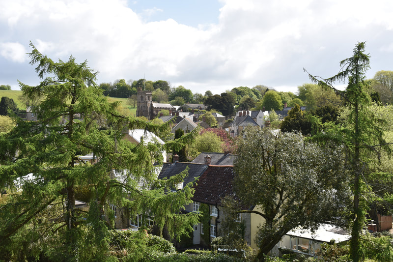 View of the Village from the cottages