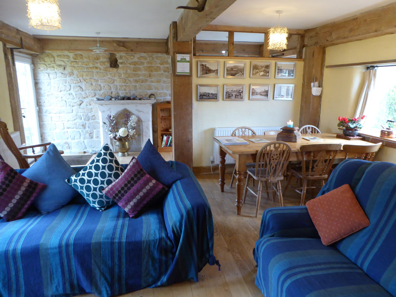 The Bothy living room and dining area